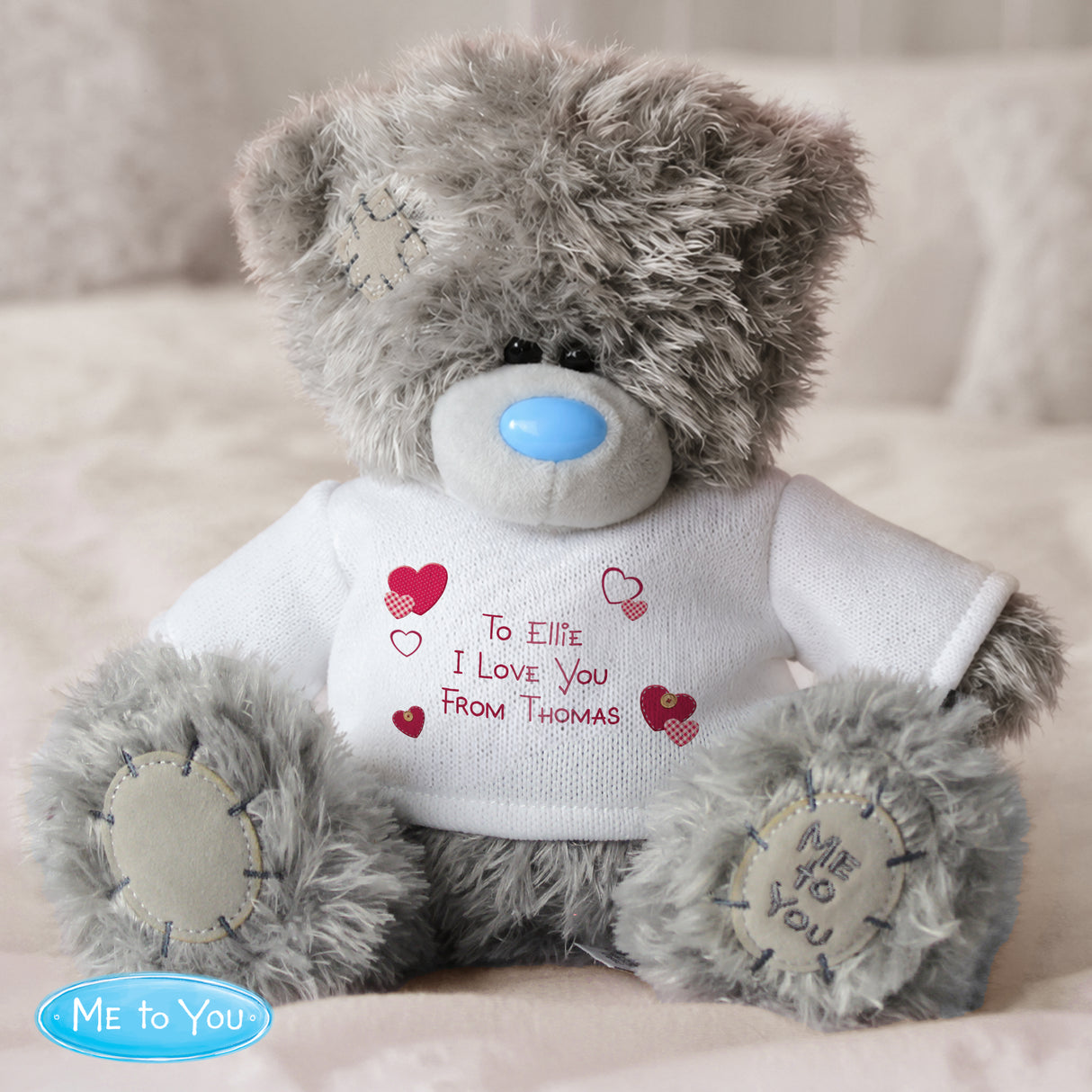 Personalised Me to You Bear Hearts - Shop Teddy Bears & Soft Toys At Gift Moments - 3