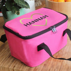 Personalised Gold Heart Pink Lunch Bag - Shop Lunch Boxes & Bags At Gift Moments - 3