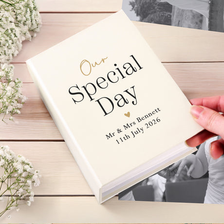Personalised Black & Gold Heart 6x4 Album - Shop Photo Albums At Gift Moments - 2