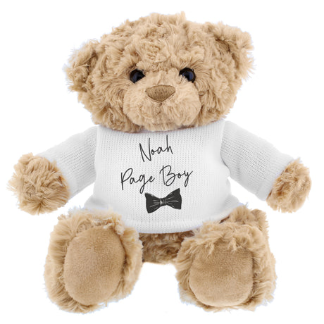 Personalised Bow Tie Page Boy Bear - Shop Teddy Bears & Soft Toys At Gift Moments - 4