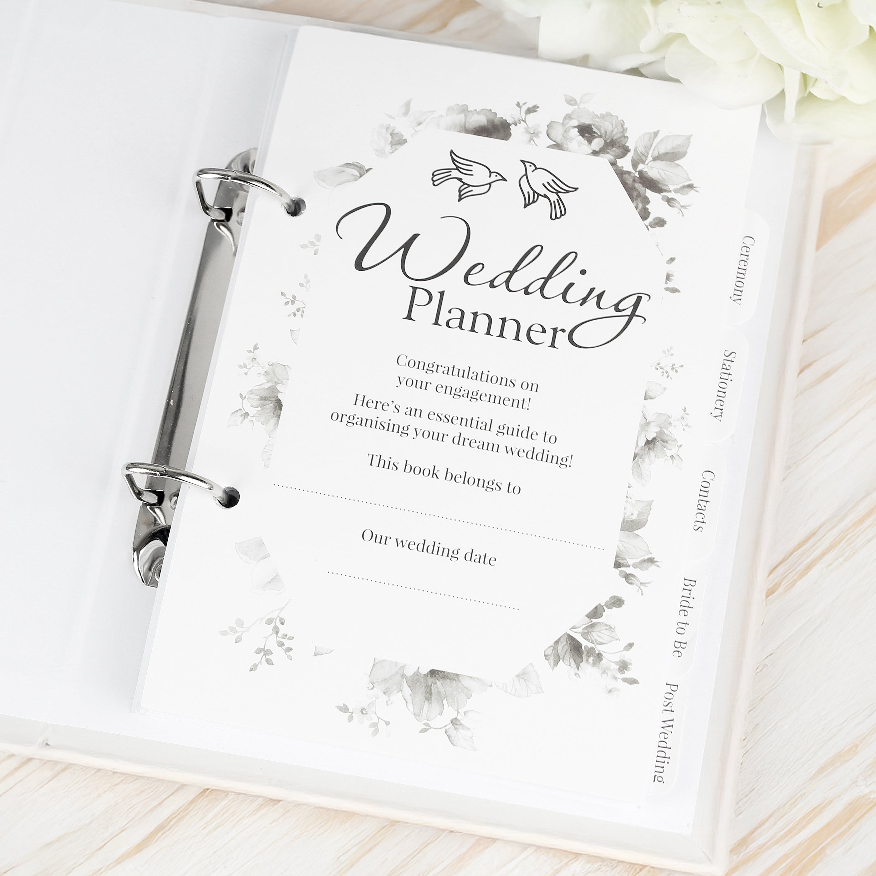 Personalised Black & Gold Wedding Planner - Shop Calendars & Planners At Gift Moments - 4
