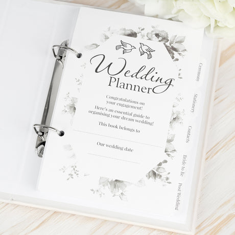 Personalised Black & Gold Wedding Planner - Shop Calendars & Planners At Gift Moments - 4