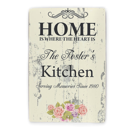 Personalised Shabby Chic Sign