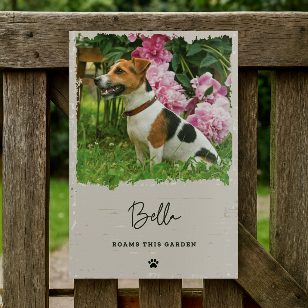 Personalised Photo Upload Pet Aluminium Sign - Shop Signs & Plaques At Gift Moments - 1