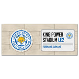 Personalised Leicester City FC Street Sign Mug