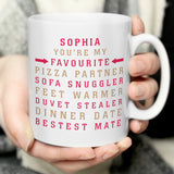 Personalised Hotchpotch My Favourite Mug