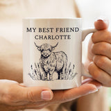 Personalised Black Highland Cow Mug - Shop At Gift Moments - 2