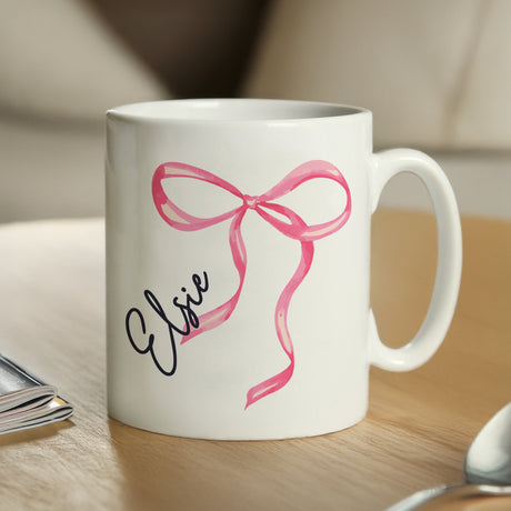 Personalised Bow Mug - Shop Mugs At Gift Moments - 2