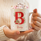 Personalised Christmas Initial Mug - Shop Mugs At Gift Moments - 2