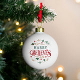 Personalised Believe in Christmas Bauble - Shop Christmas Baubles At Gift Moments - 2