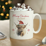 Personalised Highland Cow Christmas Mug - Shop At Gift Moments - 1