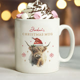 Personalised Highland Cow Christmas Mug - Shop At Gift Moments - 3