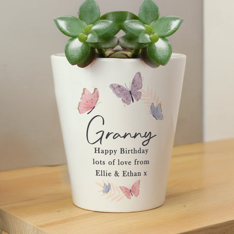 Personalised Butterfly Plant Pot - Shop At Gift Moments - 4