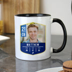 Personalised Photo Upload Football Black Handle Mug - Shop Mugs At Gift Moments - 2