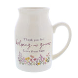 Personalised Wild Flower Jug Vase - Shop Vases At Gift Moments - 5