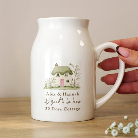 Personalised Country Cottage Jug Vase - Shop Vases At Gift Moments - 2