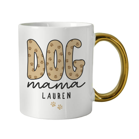 Personalised Dog Mama Gold Handle Mug - Shop Mugs At Gift Moments - 4