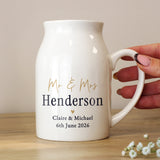 Personalised Black & Gold Free Text Jug Vase - Shop Vases At Gift Moments - 2