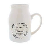 Personalised Black & Gold Wreath Jug Vase - Shop Vases At Gift Moments - 4