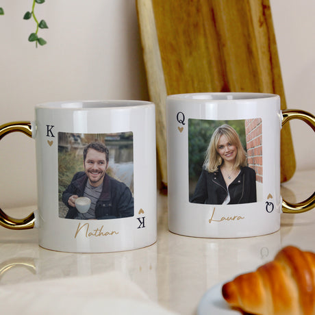 Personalised Photo Upload King Gold Handle Mug - Shop Mugs At Gift Moments - 3
