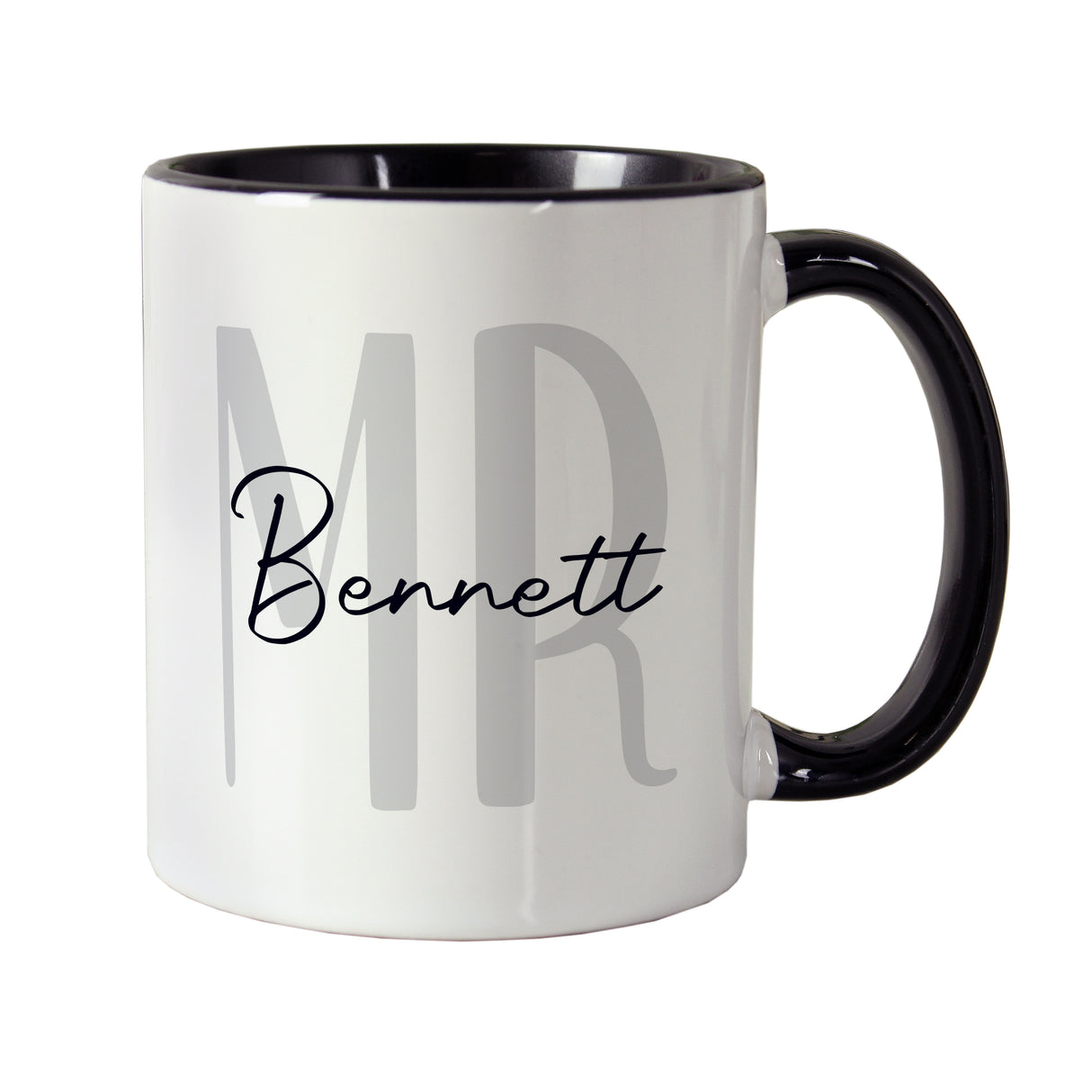 Personalised Mr Black Handle Mug - Shop Mugs At Gift Moments - 4