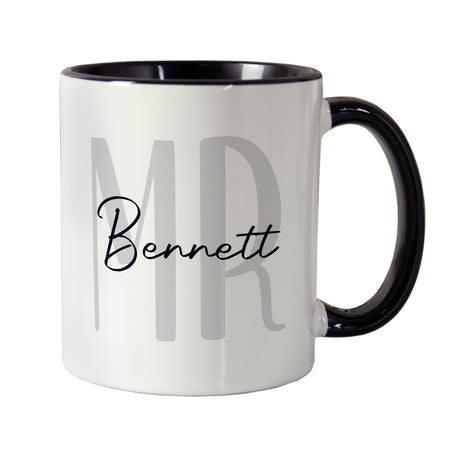 Personalised Mr Black Handle Mug - Shop Mugs At Gift Moments - 4