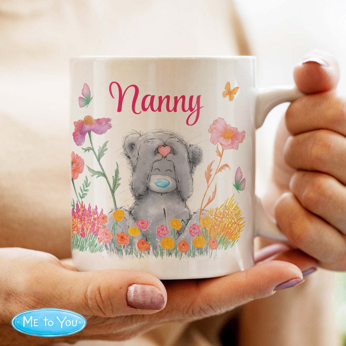 Personalised Me to You Flowery Mug - Shop Travel Mugsn12-5x20 At Gift Moments - 4