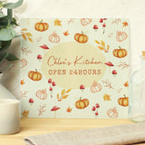 Personalised Pumpkin Glass Chopping Board - Shop At Gift Moments - 3