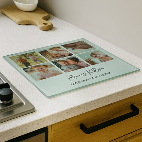 Personalised Photo Upload Glass Chopping Board - Shop Chopping Boards At Gift Moments - 2