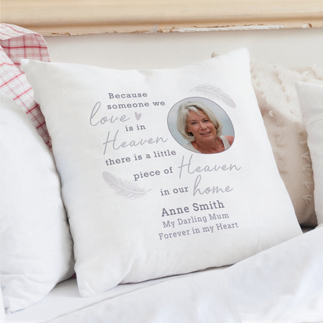 Personalised Memorial Photo Upload Cushion