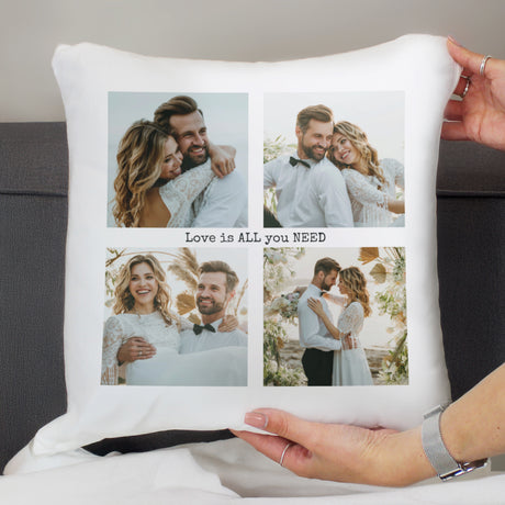 Personalised Mutli Photo Upload Cushion - Shop Cushions At Gift Moments - 3