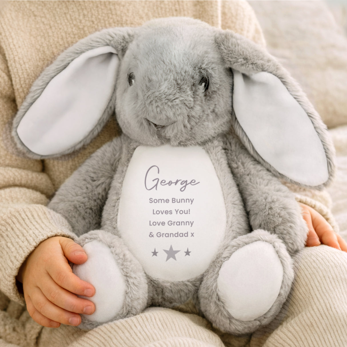 Personalised Plush Bunny