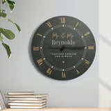 Personalised Black & Gold Slate Clock - Shop Clocks At Gift Moments - 3