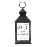 Personalised Eid and Ramadan Black Lantern