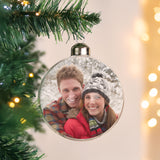 Personalised Photo Upload Glass Bauble - Shop At Gift Moments - 1