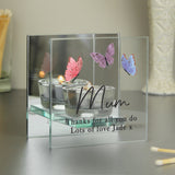 Personalised Butterfly Mirrored Tealight Holder - Shop At Gift Moments - 1