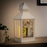 Personalised Photo Upload White Lantern - Shop LED Lighting At Gift Moments - 2