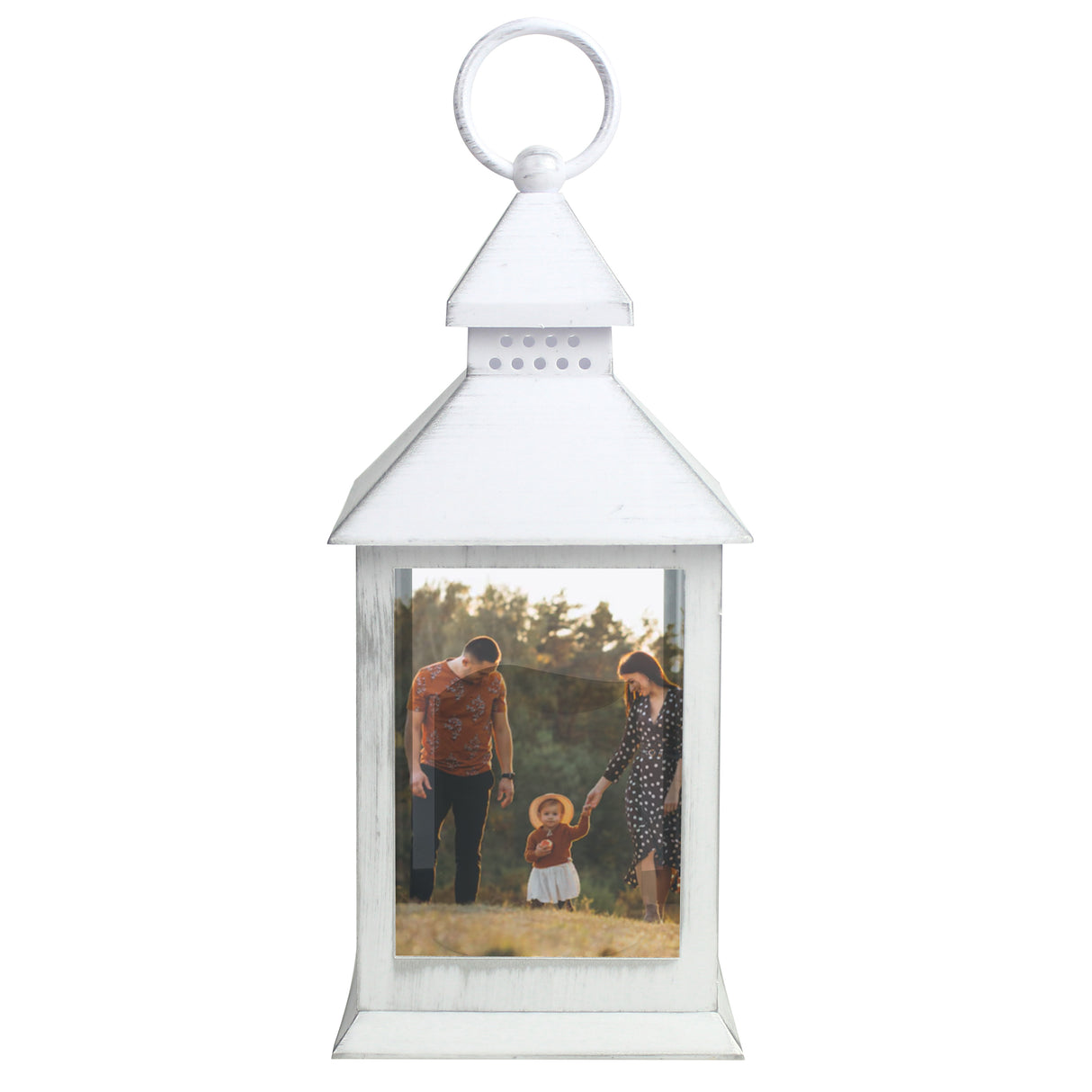Personalised Photo Upload White Lantern - Shop LED Lighting At Gift Moments - 4