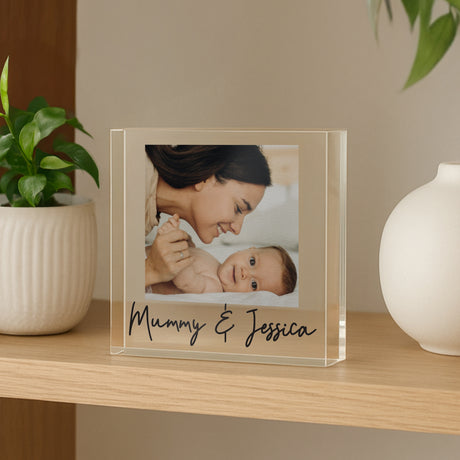 Personalised Photo Upload Small Glass Ornament - Shop Crystal Tokens At Gift Moments - 1