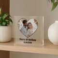 Personalised Heart Photo Upload Small Glass Ornament - Shop Crystal Tokens At Gift Moments - 3