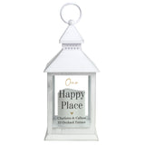 Personalised Black & Gold Heart White Lantern - Shop LED Lighting At Gift Moments - 4