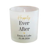 Personalised Black & Gold Heart Frosted Candle - Shop Candles At Gift Moments - 4