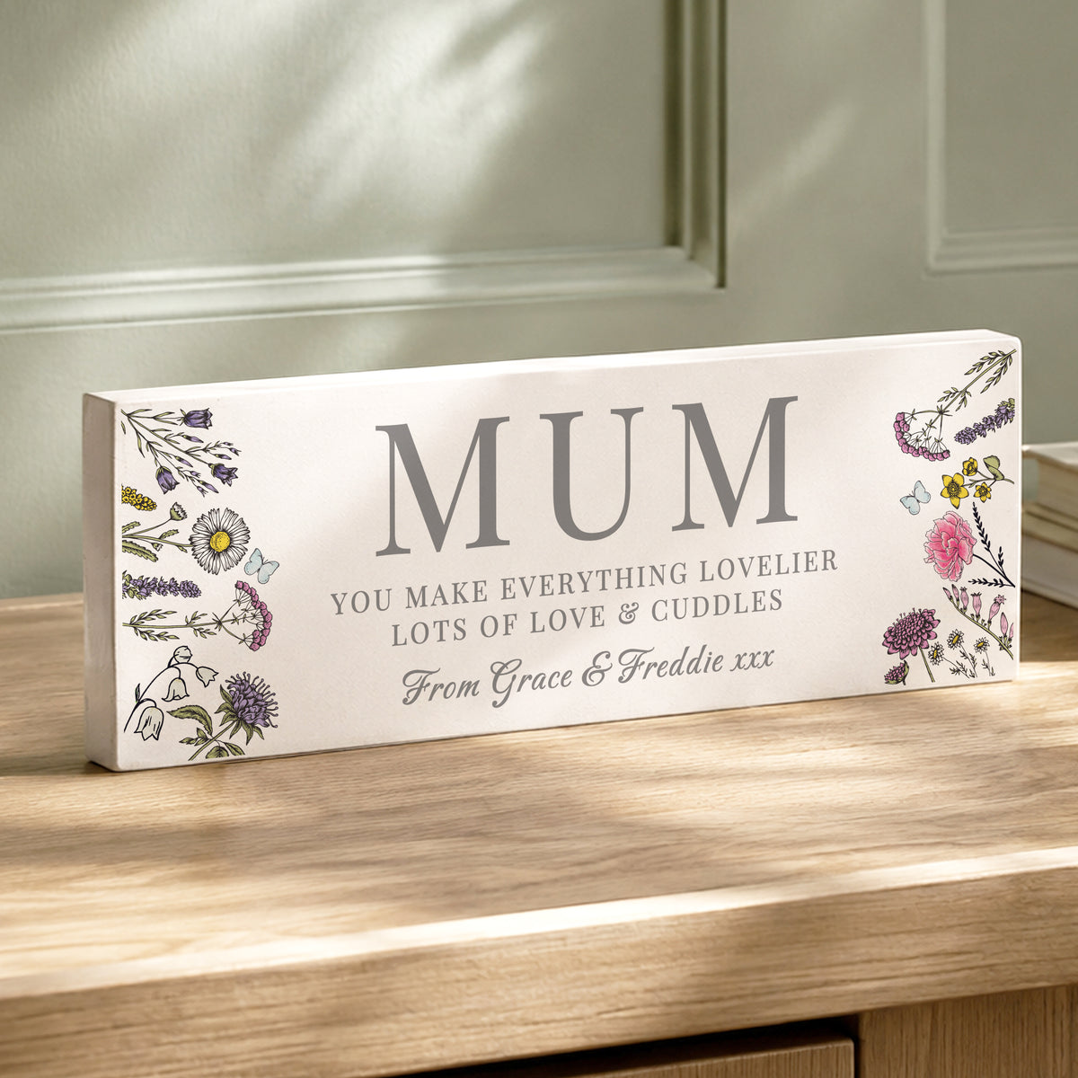 Personalised Wild Flowers Mum Ornament - Shop Ornaments At Gift Moments - 2
