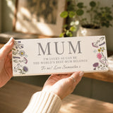 Personalised Wild Flowers Mum Ornament - Shop Ornaments At Gift Moments - 3