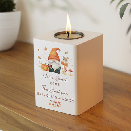 Personalised Autumn Gonk Tealight Holder - Shop At Gift Moments - 3