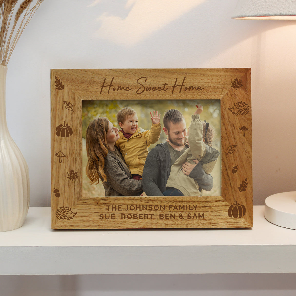 Personalised Autumn 6x4 Wooden Photo Frame - Shop At Gift Moments - 2