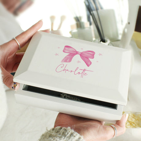 Personalised Bow Jewellery Box - Shop At Gift Moments - 2