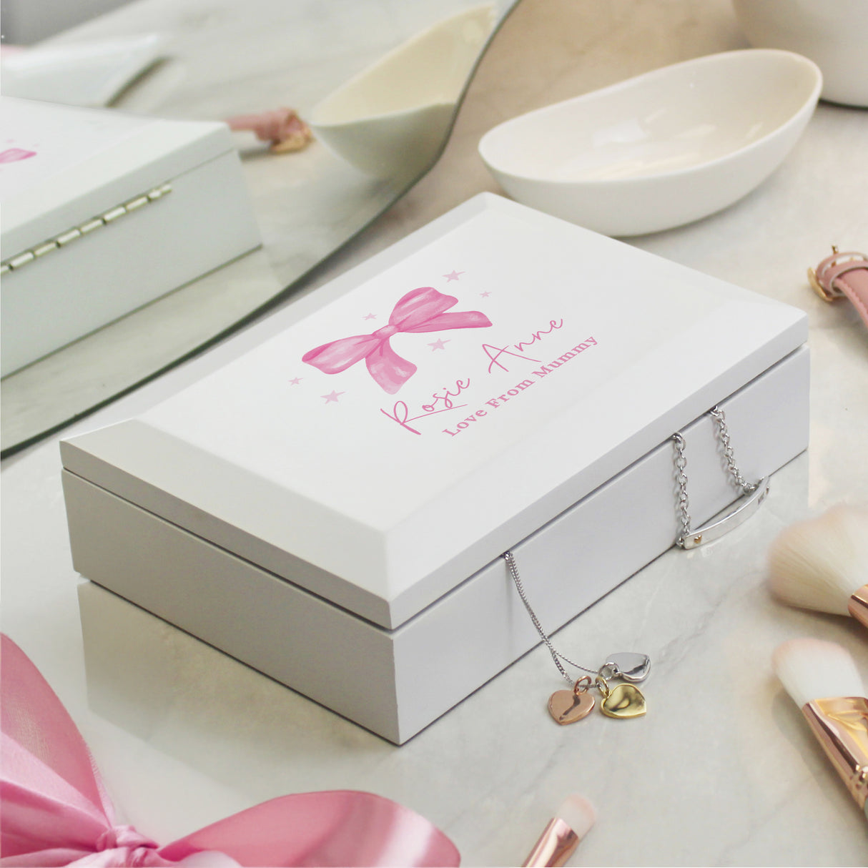 Personalised Bow Jewellery Box - Shop At Gift Moments - 3