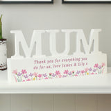 Personalised Floral Wooden Mum Ornament - Shop At Gift Moments - 1