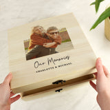 Personalised Photo Upload Wooden Keepsake Box - Shop Keepsake Boxes At Gift Moments - 2